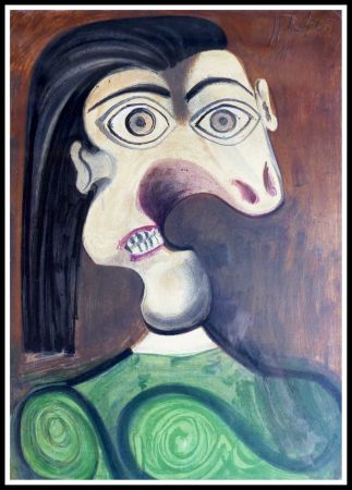 Lithograph Picasso (After) - PORTRAIT DORA MAAR