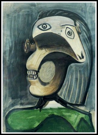Lithograph Picasso (After) - PORTRAIT DORA MAAR