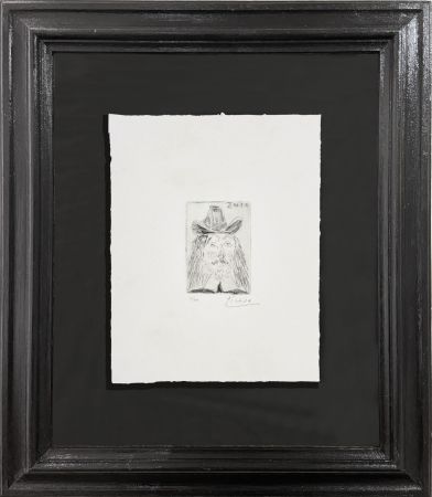 Etching Picasso - Portrait d'un Bourgeois hollandais