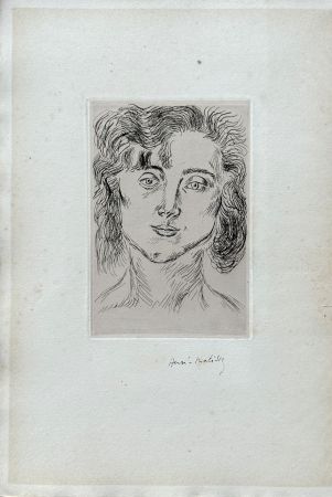 Etching Matisse - Portrait Marguerite Matisse