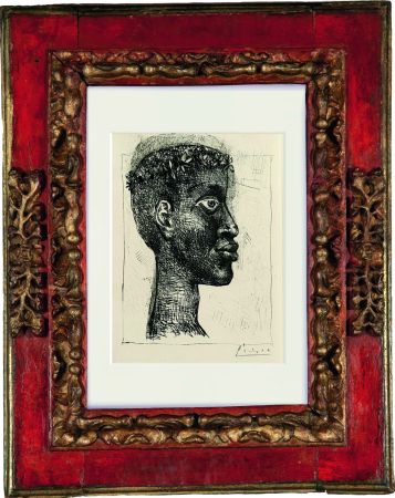 Etching And Aquatint Picasso - Portrait of Aimè Cesare