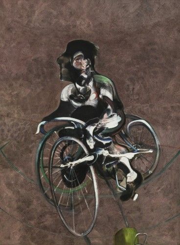 Multiple Bacon - Portrait of Georges Dyer Riding a Bicycle