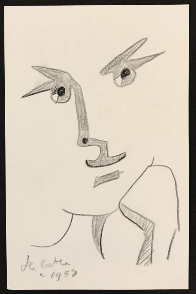 No Technical Cocteau - Portrait with Hand to Chin