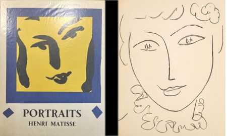 Lithograph Matisse - PORTRAITS Avec 
