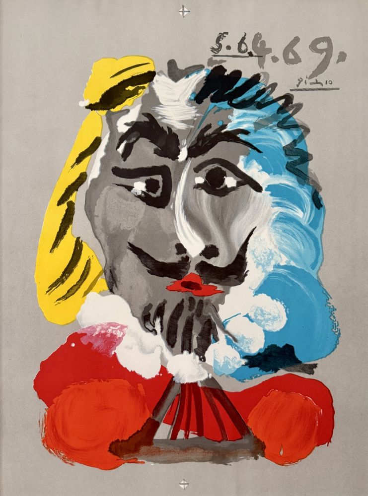 Lithograph Picasso - Portraits Imaginaires, 5.6.4.69 Proof