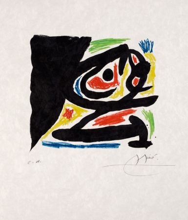 Lithograph Miró - Pour Berggruen