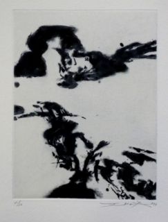 Etching And Aquatint Zao - Pour sonnets SHAKESPEARE 3