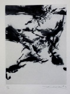 Etching And Aquatint Zao - Pour sonnets SHAKESPEARE 4