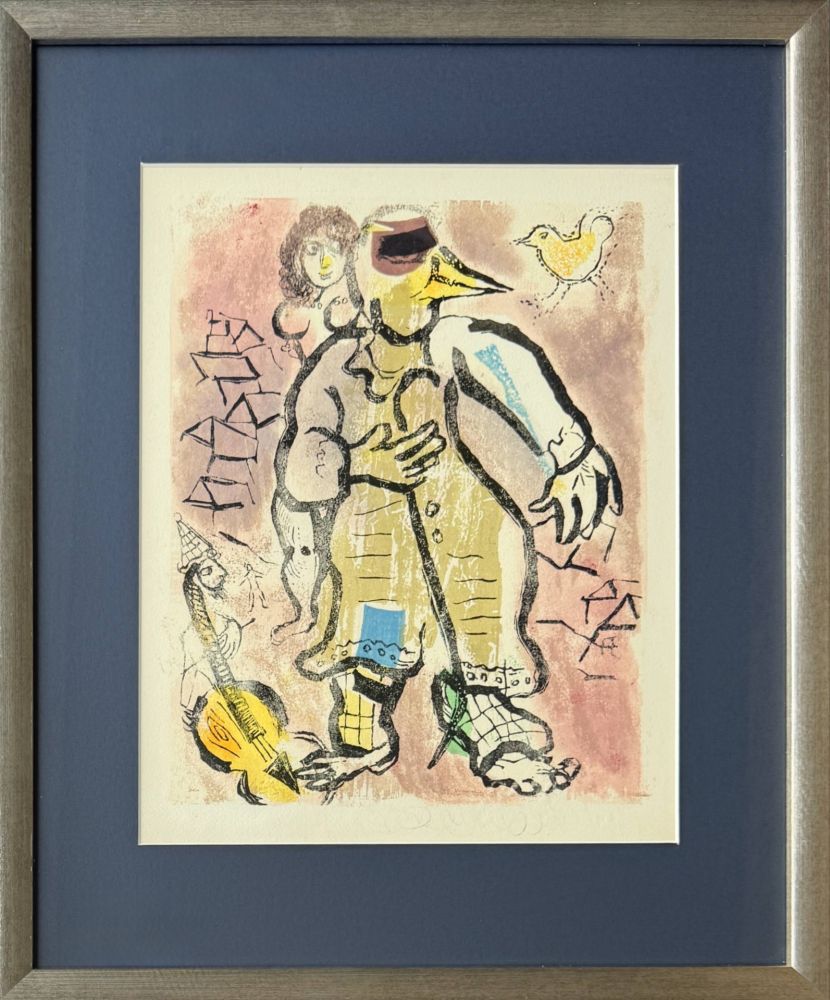 Woodcut Chagall - Poèmes, Planche XX