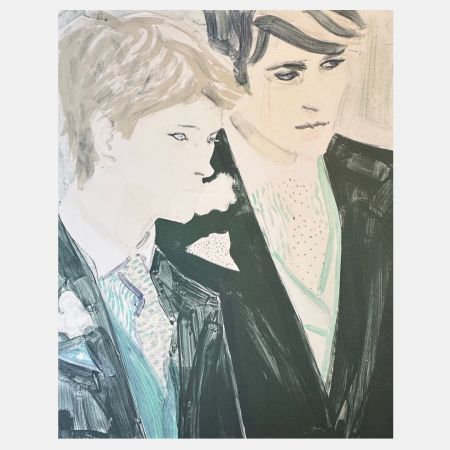 Lithograph Peyton - Prince William and Prince Harry