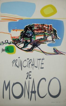 Screenprint Moretti - Principauté de Monaco  1960