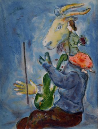 Lithograph Chagall - Printemps, 1938