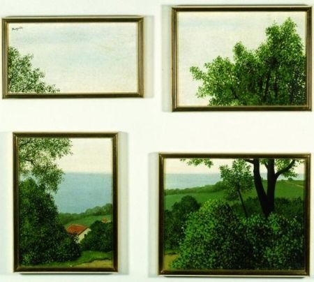 Lithograph Magritte - Profondeur de la terre ou paysage, 1930