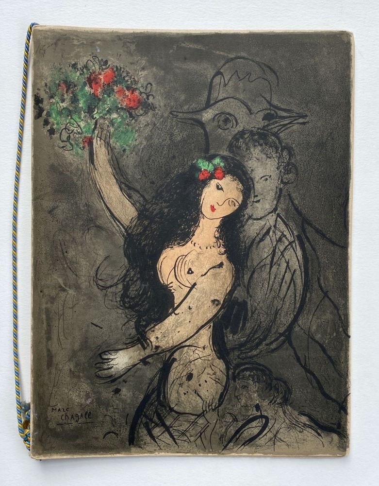 Lithograph Chagall - Programme Soirée Château de Versailles
