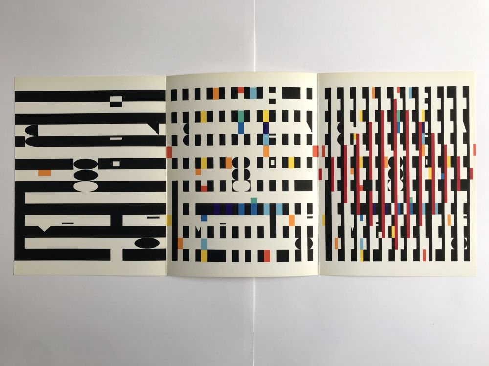 Screenprint Agam - Progression (composition cinétique)