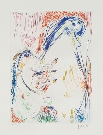 Etching And Aquatint Jorn - Proposition enceinte