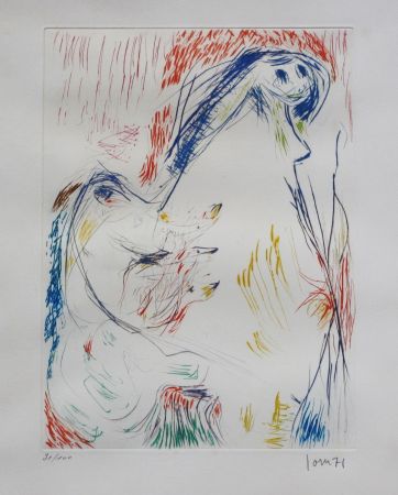Etching And Aquatint Jorn - Proposition enceinte