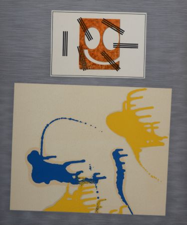 Lithograph Ernst - Précurseur crève la soie sang perçu s'emporte, 1969