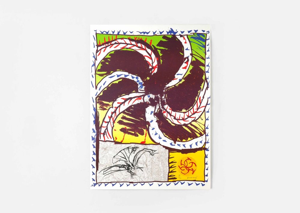 Etching Alechinsky - Prédateur