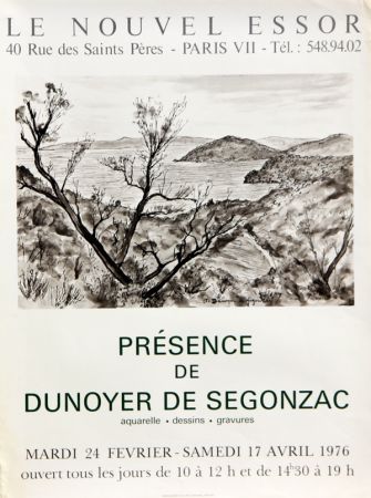 Poster De Segonzac - Présence