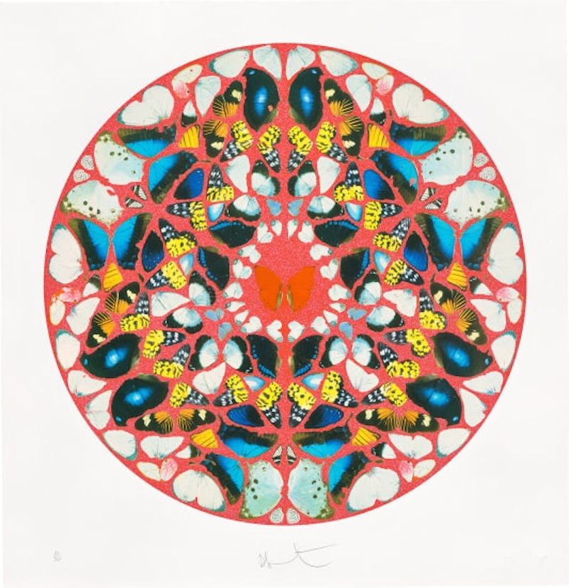 Screenprint Hirst - Psalm: Domine, Ne In Furore