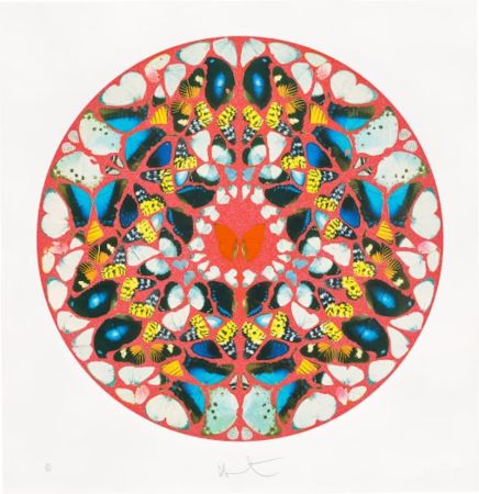 Screenprint Hirst - Psalm: Domine, Ne In Furore
