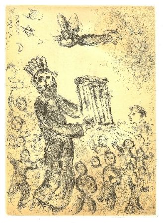 Drypoint Chagall - Psaumes de David 1 