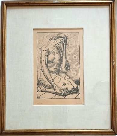 Lithograph Savinio - Psiche, da 