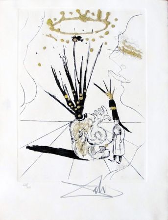 Etching Dali - Pudentiane from Les Amours Jaunes