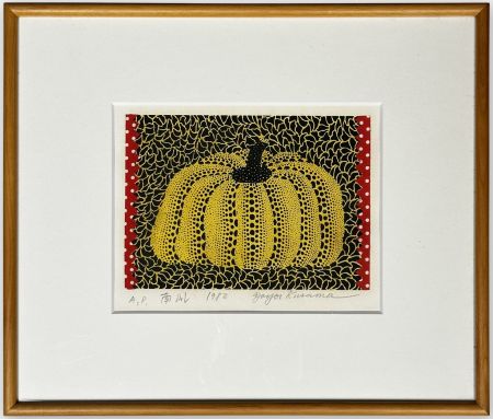 Lithograph Kusama - Pumpkin