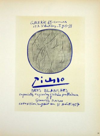 Lithograph Picasso (After) - Pâtes Blanches