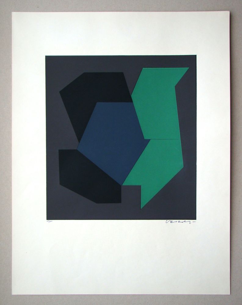 Screenprint Vasarely - Quami