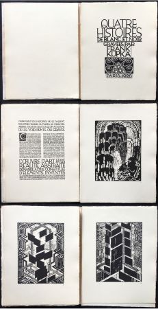 Illustrated Book Kupka - Quatre histoires de blanc et de noir (1926).