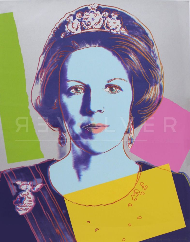 Screenprint Warhol - Queen Beatrix of the Netherlands (FS II.340)