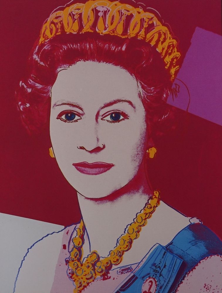 Screenprint Warhol - Queen Elizabeth II