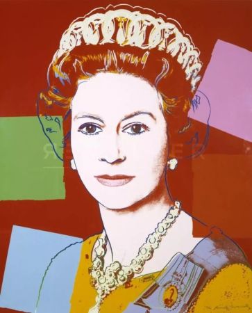 Screenprint Warhol - Queen Elizabeth II 334