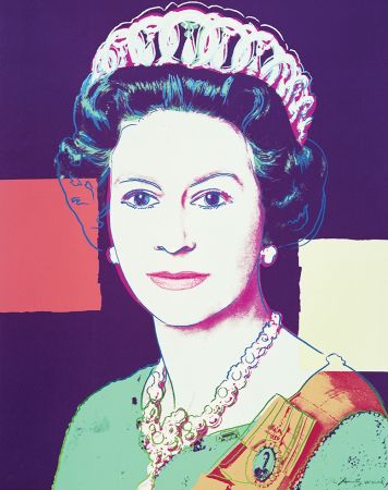 Screenprint Warhol - Queen Elizabeth II of the United Kingdom 335 by Andy Warhol