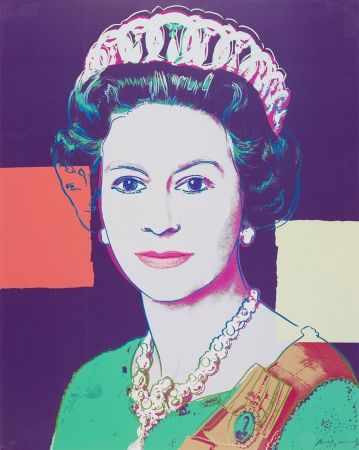 Screenprint Warhol - Queen Elizabeth II of the United Kingdom 335 by Andy Warhol