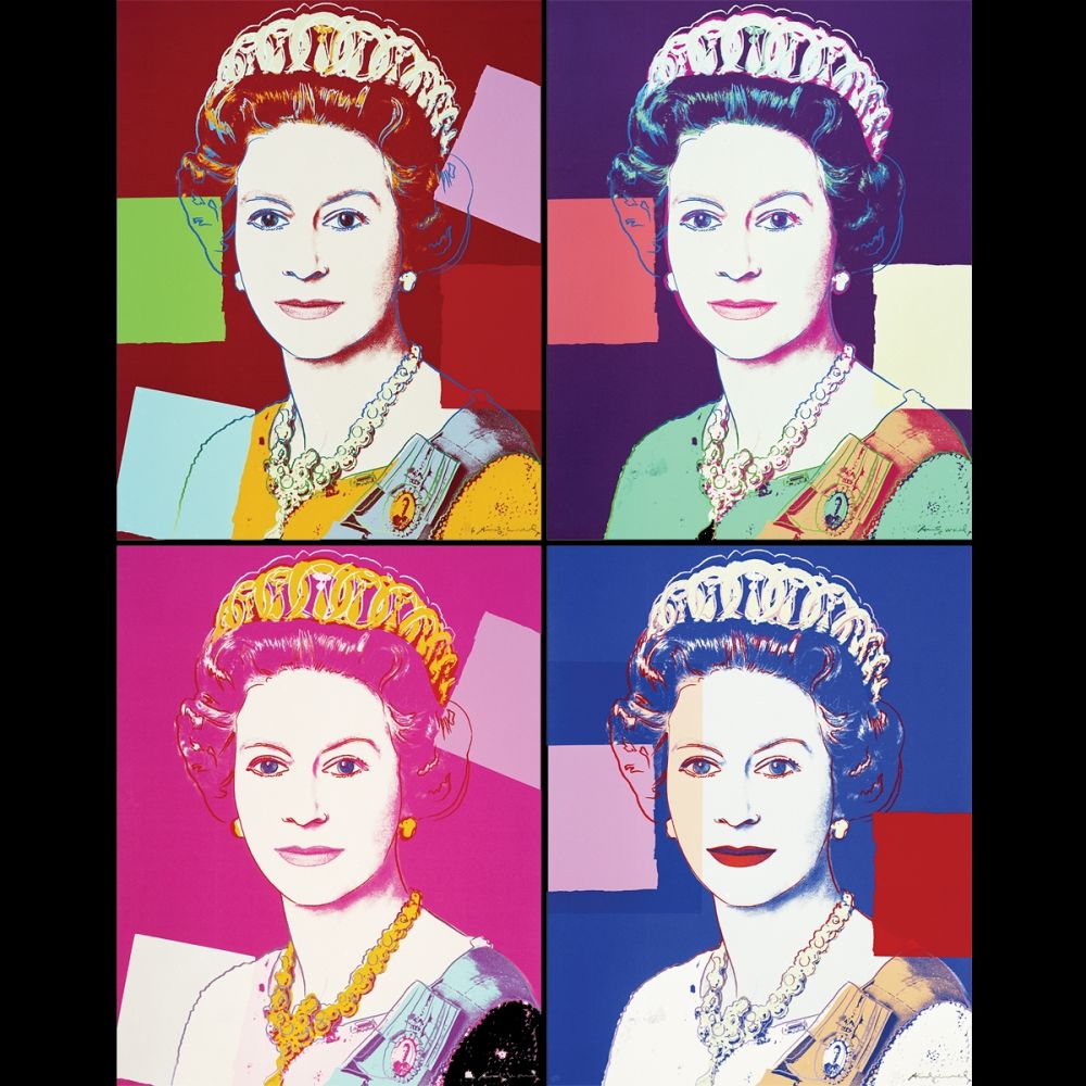 Screenprint Warhol - Queen Elizabeth II Of The United Kingdom Complete Portfolio (Reigning Queens)