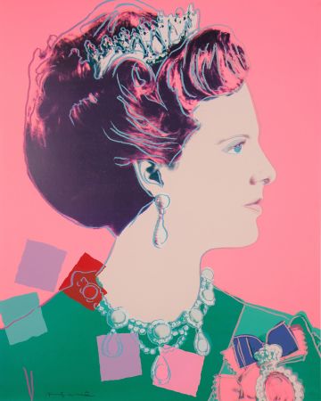 Screenprint Warhol - Queen Margrethe II of Denmark (FS II.345)