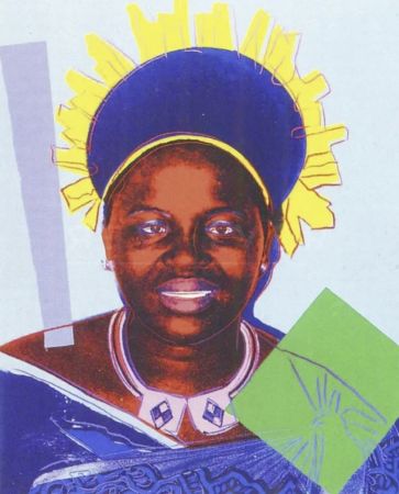 Screenprint Warhol - Queen Ntombi Twala 347
