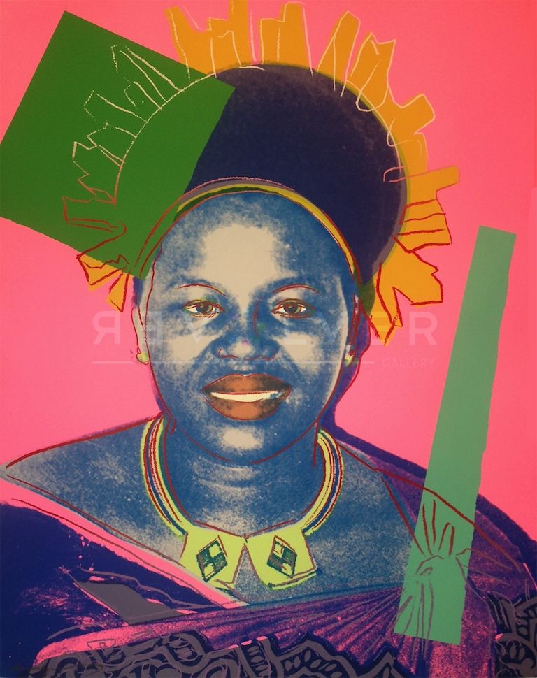 Screenprint Warhol - Queen Ntombi Twala of Swaziland TP (FS IIB.346)