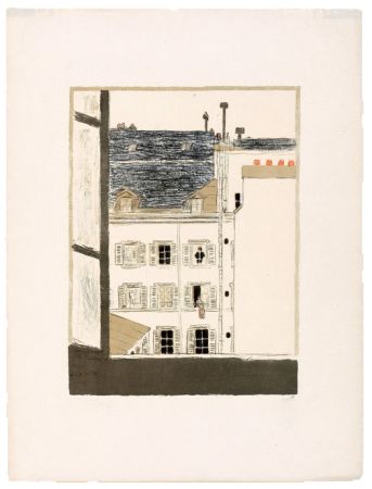 Lithograph Bonnard - Quelques aspects de la vie de Paris 10