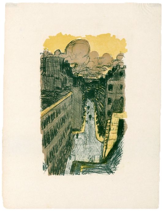 Lithograph Bonnard - Quelques aspects de la vie de Paris 11
