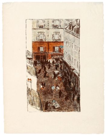 Lithograph Bonnard - Quelques aspects de la vie de Paris 11