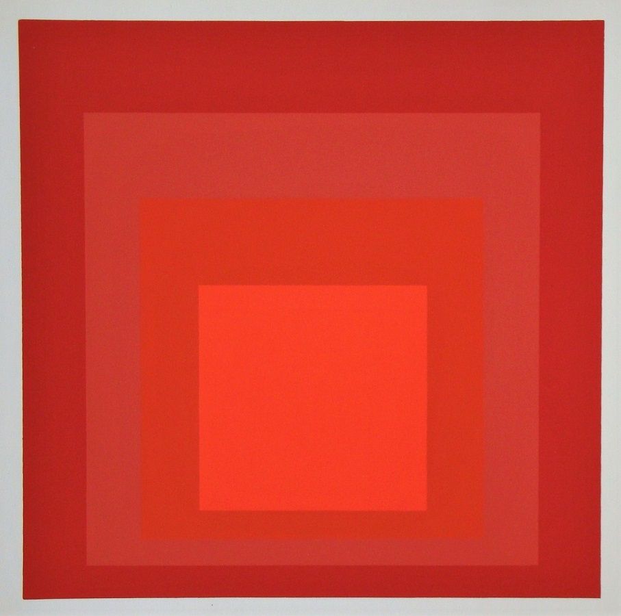 Screenprint Albers - R-III a-4, 1968