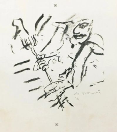 Lithograph Kooning - Rainbow: Thelonious Monk Devil at