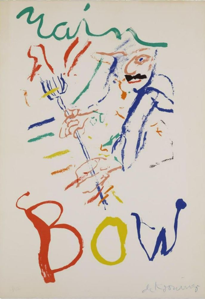 Lithograph Kooning - Rainbow: Thelonious Monk Devil at the Keyboard