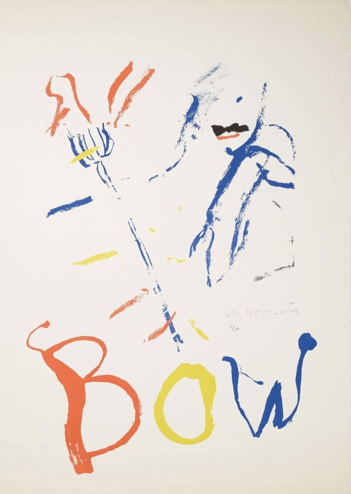 Lithograph Kooning - Rainbow: Thelonious Monk, Devil at the Keyboard (AP)