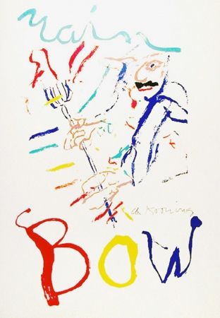 Lithograph De Kooning - Rainbow: Thelonius Monk, Devil at the Keyboard
